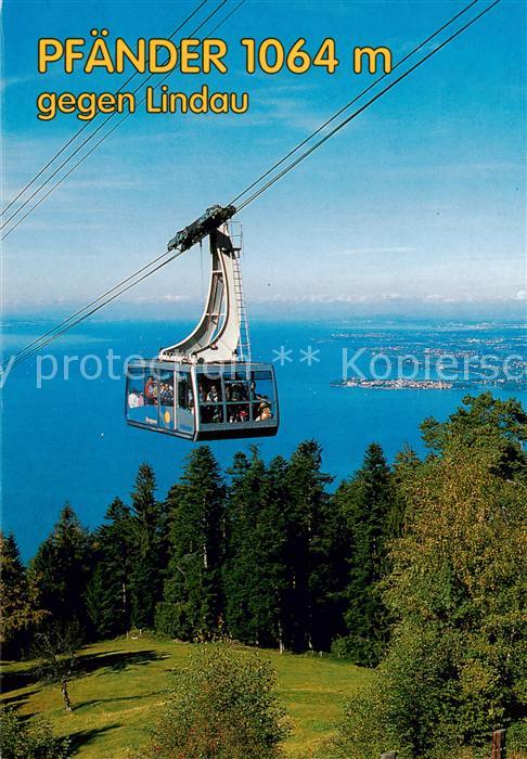 Seilbahn Cable-Car Telepherique Pfaender Lindau