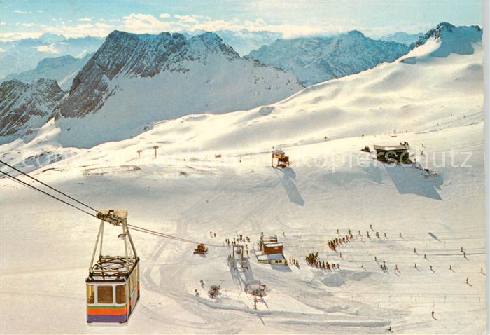 Seilbahn Cable-Car Telepherique Zugspitze Zugspitzplatt Hangbahn