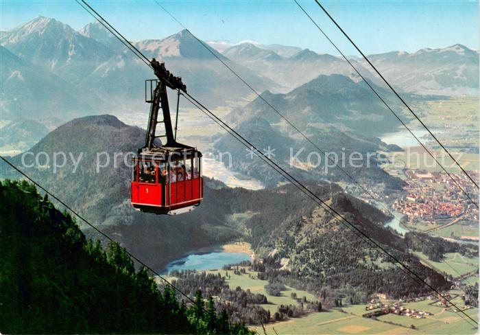 Seilbahn Cable-Car Telepherique Tegelbergbahn Schwangau Fuessen