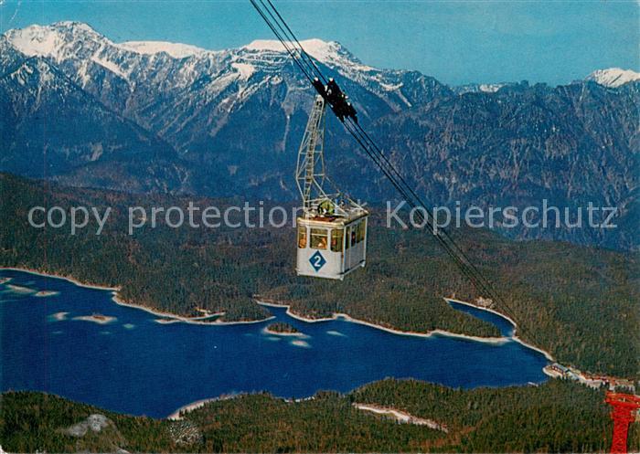 Seilbahn Cable-Car Telepherique Eibsee Zugspietzgipfel Eibsee