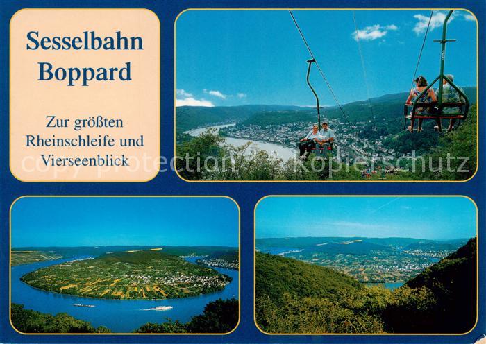 Sessellift Chairlift Telesiege Boppard Rheinschleife vierseeblick