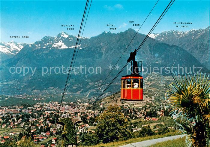 Seilbahn Cable-Car Telepherique Merano