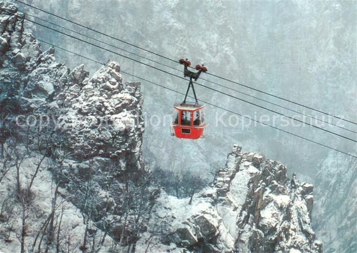 Seilbahn Cable-Car Telepherique Thale Harz Kr. Quedlinburg