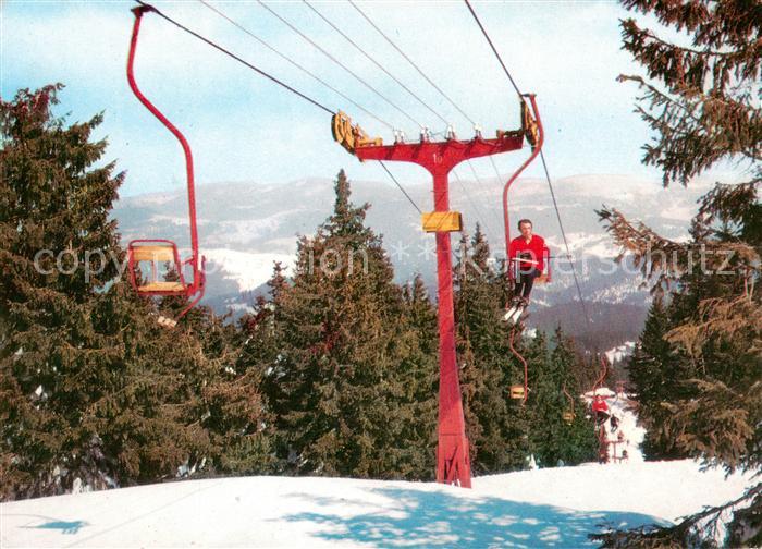 Sessellift Chairlift Telesiege Pamporovo Bulgarien