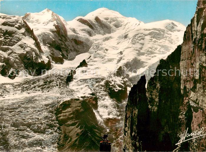 Seilbahn Cable-Car Telepherique Chamonix Brevent Mont-Blanc