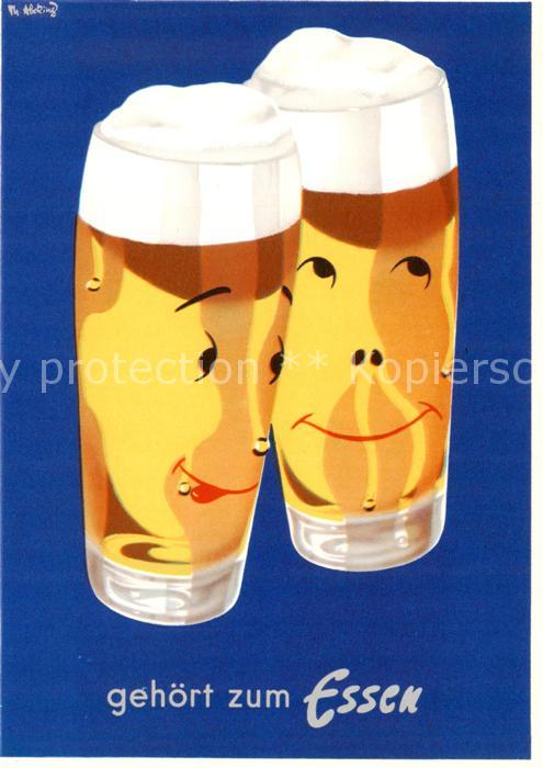 Bier Beer Biere gehoert zum Essen