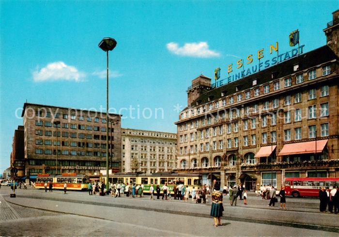 Strassenbahn Tramway-- Essen Bahnhofvorplatz