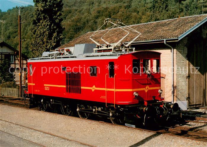 Eisenbahn Railway Chemin de Fer Sihltal-Zuerich-Uetliberg-Bahn SZU Lokomotive Ce