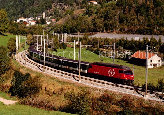 Eisenbahn Railway Chemin de Fer Re 460 InterCity Ambri-Piotta-Fiesso TI