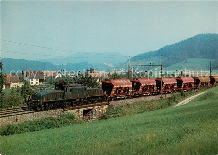 Eisenbahn Railway Chemin de Fer Krokodil-Lokomotive Be 6/8 3 13302 CFF