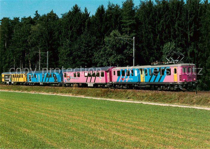 Eisenbahn Railway Chemin de Fer SBB Schulreferenzug Be 4/6 1613