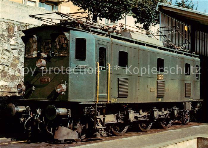 Eisenbahn Railway Chemin de Fer SBB Schnellzuglok Ae 3/5 10217 SLM/SAAS 1924