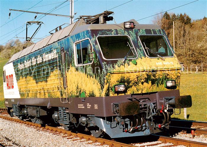 Eisenbahn Railway Chemin de Fer SOB Lokomotive Re 446 445 ALNO