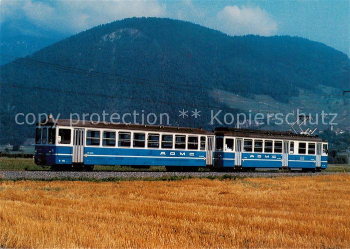 Eisenbahn Railway Chemin de Fer AOMC Pendelzug Be 4/4 104 Bt 134