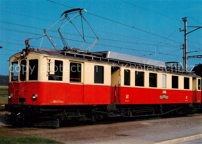 Eisenbahn Railway Chemin de Fer SOLOTHURN RBS Zollikofen Bern Bahn Triebwagen 4/