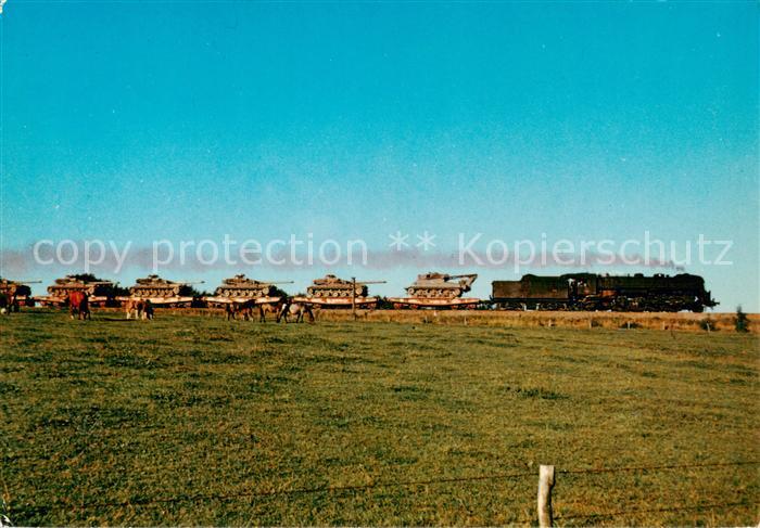 Eisenbahn Railway Chemin de Fer Frankreich-141 R 568 nach Enchenberg Panzer