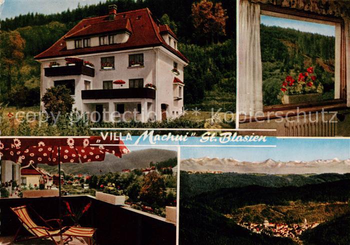St Blasien Villa Machui Terrasse Panorama
