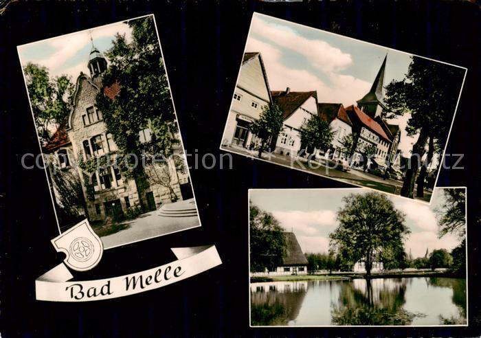 Bad Melle Osnabrueck Schloss Kirche Gondelteich