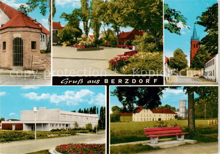 Berzdorf Wesseling Teilansichten Kirche Park