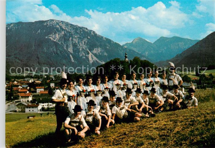 Ruhpolding Bayern Trachtengruppe d Miesenbacher