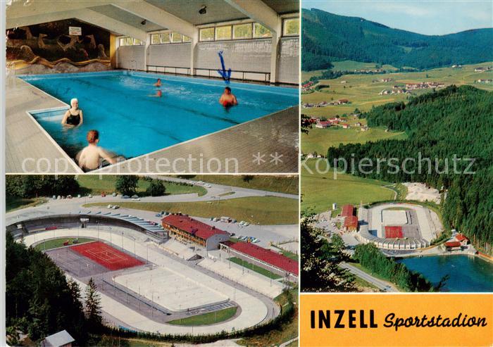 Inzell Traunstein Bayern Eissportstadion Hallenbad Panorama