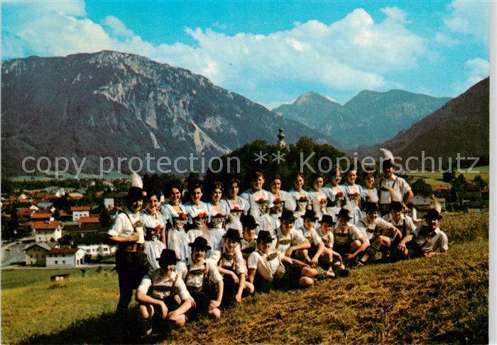 Ruhpolding Bayern Trachtengruppe d Miesenbacher