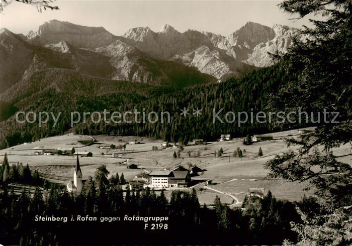 Steinberg Rofan mit Rofangruppe