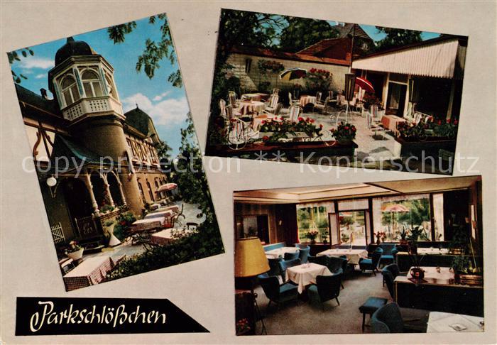 Elberfeld Wuppertal Restaurant und Cafe Parkschloesschen Terrasse Gastraum