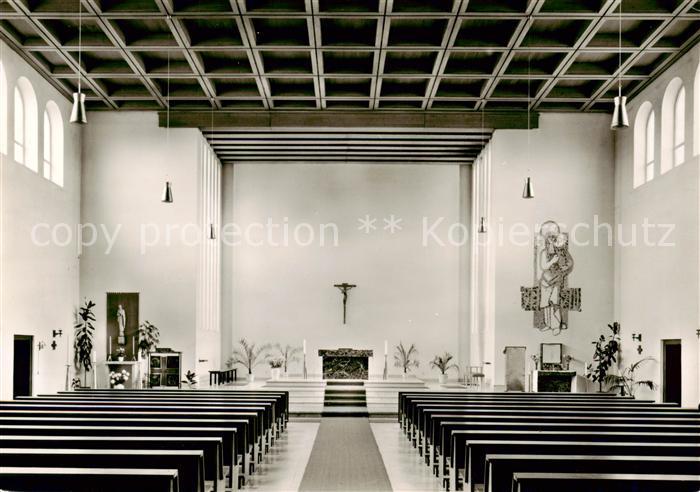 Castrop-Rauxel Pfarrkirche St Barbara Inneres