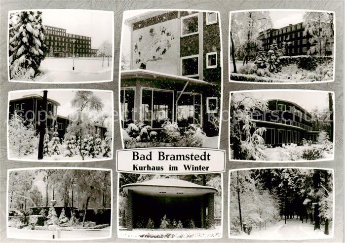 Bad Bramstedt Kurhaus im Winter Teilansichten