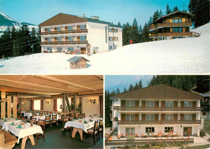 Lenzerheide GR Sporthotel Restaurant Dieschen Gaststube Terrasse