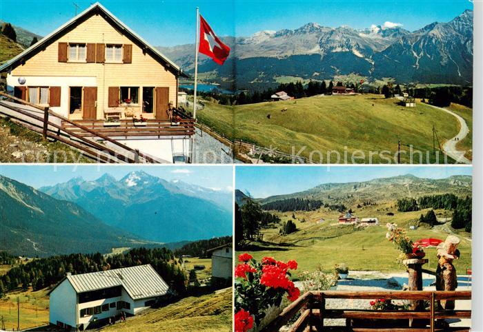 Tgantieni GR Ferienheim Brunella Panorama Teilansichten