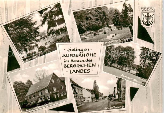 Solingen Bethanien Miniatur Golf Restaurant Bergischer Hof Aufderhoehenstrasse