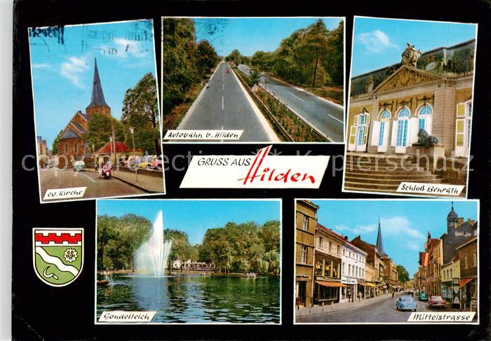 Hilden  Mettmann Ev Kirche Autobahn Schloss Benrath Gondelteich Mittelstrasse