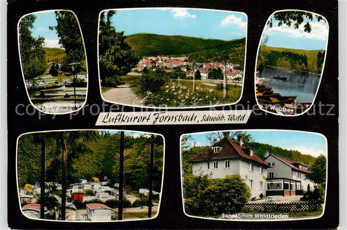 Fornsbach Murrhardt Minigolfplatz Panorama Waldsee Campingplatz Sanatorium Waldf