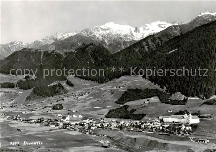 Disentis GR Fliegeraufnahme