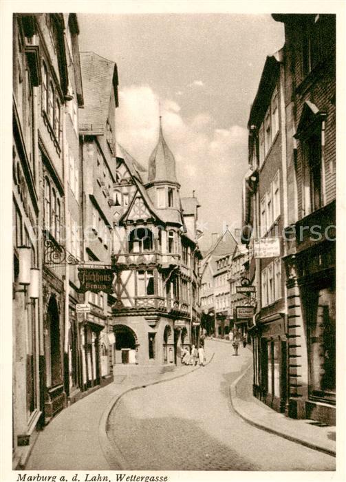 Marburg Lahn Wettergasse