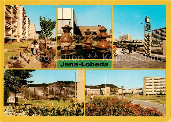 Lobeda Brunnenplastik Kulturhaus Markt Lobeda Ost Karl Marx Allee