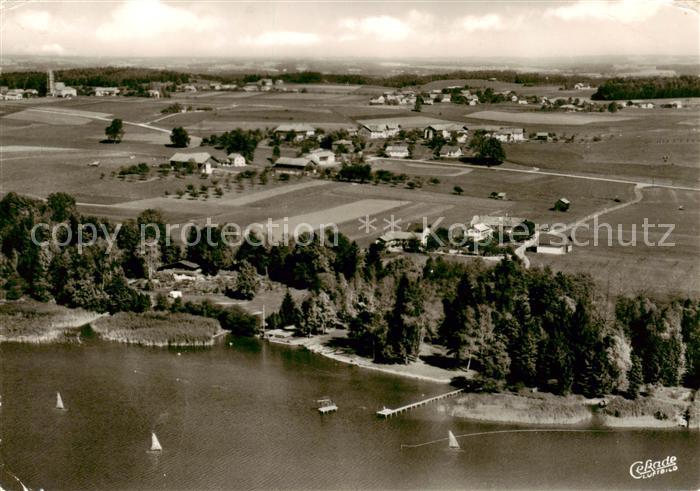 Kuehnhausen Waginger See Fliegeraufnahme
