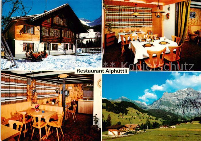 Bonderlen Restaurant Alphuettli Gastraeume Panorama