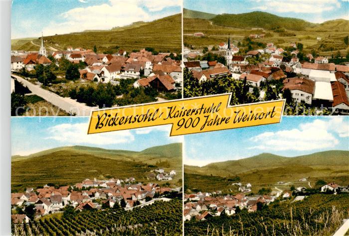 Bickensohl Vogtsburg Kaiserstuhl Panorama Reben
