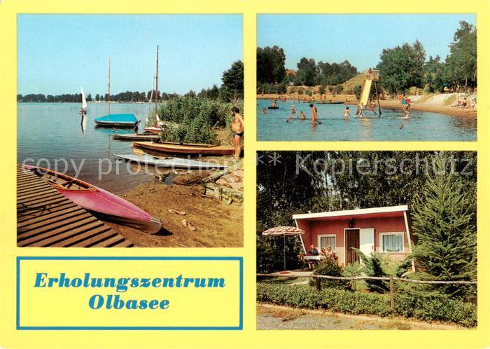 Kleinsaubernitz Bautzen Erholungszentrum Olbasee Strand Bungalow