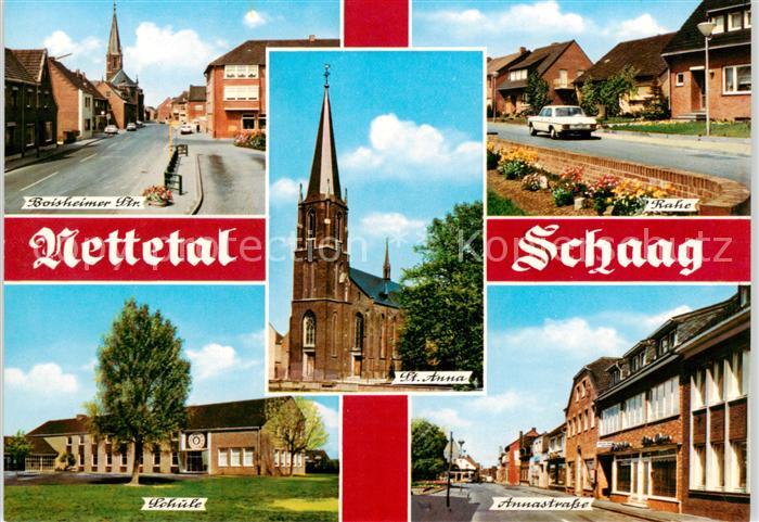 Schaag Nettetal Boisheimer Strasse Rahe St Anna Kirche Schule Annastrasse