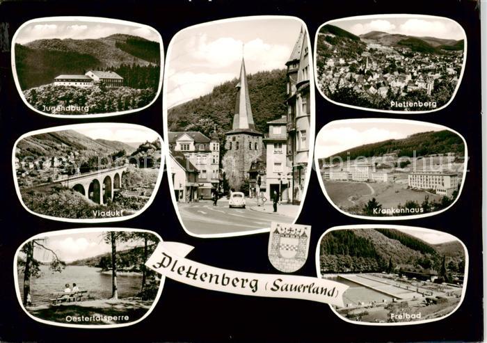 Plettenberg Jugendburg Viadukt Oestertalsperre Kirche Plettenberg Krankenhaus Fr