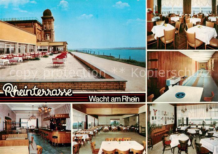 Buederich Wesel Rheinterrasse Wacht am Rhein Gastraeume Terrasse