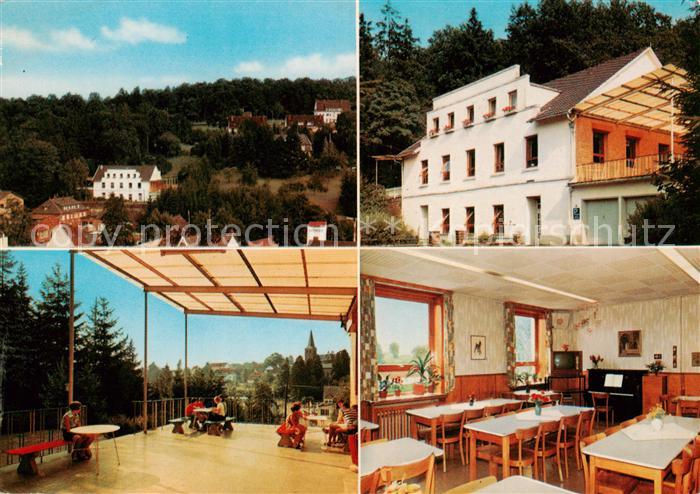 Ruppichteroth Schullandheim Meiderich Terrasse Gastraum