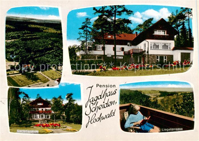 Scheiden Fliegeraufnahme Jagdhaus Pension Leineweber Garten Liegeterrasse