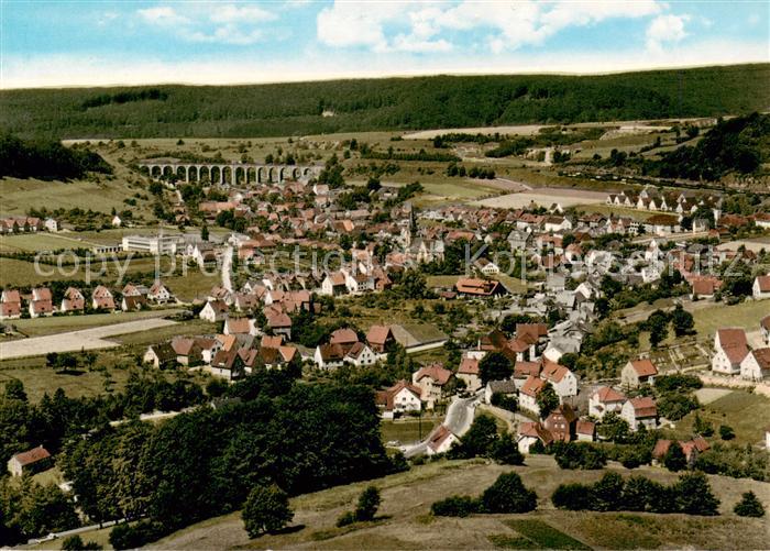 Altenbeken Fliegeraufnahme mit Bahnhofs Gaststaetten