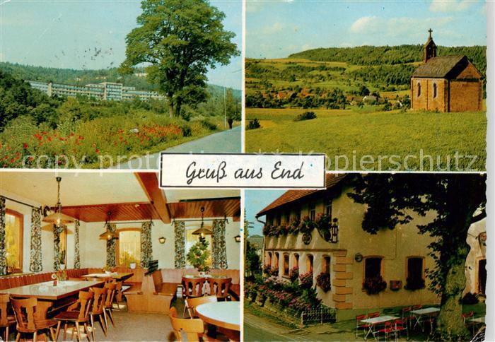 End Gasthof Pension Adlerbraeu Gaststube Kapelle