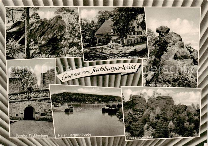 Doerenthe Felspartie Einstedler Kaffeehaus Wienkaemper Burgtor Tecklenburg Hafen